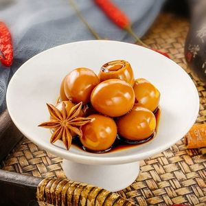 Uova di Quaglia Piccole Confezioni All'Ingrosso, Uova Marinata Speziata, Snack, Casse Intere, Gusti Individuali, Pronte da Mangiare, Marca Yanmengtang, 12 Pezzi - Product Image 5