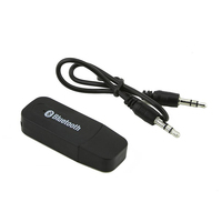 Adaptor Dongle Penerima Audio Stereo Musik Nirkabel Baru dengan Jack 3.5mm USB BT untuk Aux Mobil PC untuk iPhone untuk Samsung.