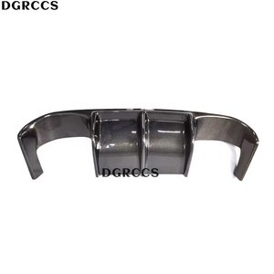 Pour Série 4 F32 F33 2013-2020, diffuseur arrière en fibre de carbone style V, lèvre de pare-chocs arrière - Product Image 4