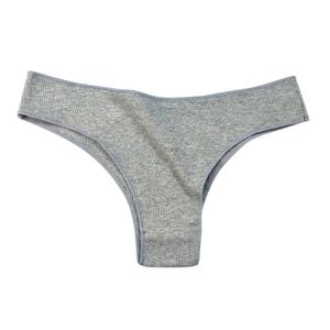 ヨーロッパアメリカ女性用シームレスGストリングローライズ通気性アイスシルクTバックパンティーストレッチプラスサイズスポーツ下着 - Product Image 5