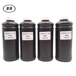 Encre UV LED dure pour tête d'impression G5 GH2220, encre UV pour l'impression sur coque de téléphone, cuir, PVC, T-shirt, verre, pierre, métal - Product Image 1