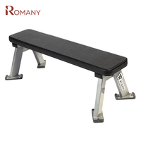 Banc plat professionnel robuste Shandong Romany pour musculation, équipement de gym à charge libre pour l'entraînement de la force pectorale