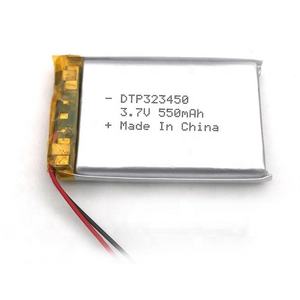 بطارية ليثيوم بوليمر قابلة لإعادة الشحن 303450 بجهد 3.7 فولت و5 فولت وسعة 550 مللي أمبير في الساعة - Product Image 6