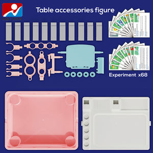 Ensemble d'expériences scientifiques expérimentales 68 pièces, établi d'expérimentation de simulation, jouets scientifiques, technologiques, d'ingénierie et mathématiques pour enfants - Product Image 4