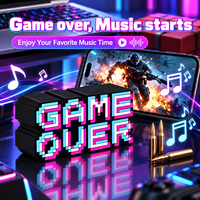 Mini haut-parleur sans fil portable d'extérieur pour garçons, au design créatif et ludique, avec fonction 'Game Over'