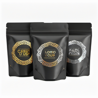 Sachet Doypack OEM doré métallisé refermable, résistant aux enfants, pour bonbons et emballage alimentaire 600g, transparent cristallin