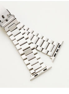 Série Triple Bead S10 9 8 <span class=keywords><strong>7</strong></span> 6 5 38/40/41/42(S10)<span class=keywords><strong>MM</strong></span> 42(1~9)/44/<span class=keywords><strong>45</strong></span>/46/49MM Bracelet en acier inoxydable pour montre intelligente Appl <span class=keywords><strong>Watch</strong></span> - Product Image 3