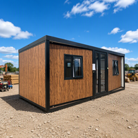 Maison conteneur extensible préfabriquée Chine Vente en gros Maison conteneur pliable 20ft 40ft Panneau sandwich avec cuisine