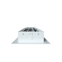 Diffuseur linéaire encastré LSD-R, grille d'aération en aluminium à noyau amovible pour unité de ventilation à conduit