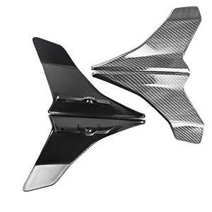 Deflectores de Viento Laterales para Motocicleta Qiangye, Estilo Fibra de Carbono, 26mm, Ajuste Universal, Apariencia de Carreras - Product Image 4