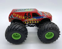 Vente en gros 1:24 Big Wheel Monster Car Modèle de voiture miniature en métal Véhicule tout-terrain Modèle de camion monstre en métal Cadeaux promotionnels d'affaires