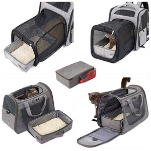 Letrina para <span class=keywords><strong>gatos</strong></span> <span class=keywords><strong>de</strong></span> viaje plegable <span class=keywords><strong>de</strong></span> tela Oxford impermeable portátil, fácil <span class=keywords><strong>de</strong></span> limpiar, caja <span class=keywords><strong>de</strong></span> arena <span class=keywords><strong>de</strong></span> almacenamiento se puede personalizar en tamaño - Product Image 6