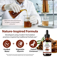 SOLOTREE Teinture Végétale Antioxydante Soutien Digestif et Métabolique Extrait de Cannelle de Ceylan Gouttes Liquides Orales Complément Alimentaire pour Adultes