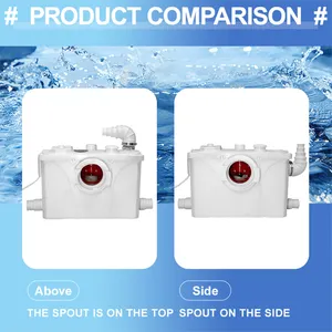 Flo700 Factory Customization Wc 4.5l Toilet Macerator Toilet Pump For Bathroom