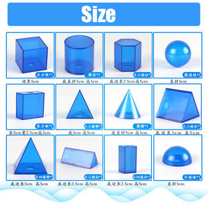 Géométrie mathématique <span class=keywords><strong>en</strong></span> plastique Transparent jouet géométrie solides modèle mathématique aides pédagogiques modèle de géométrie <span class=keywords><strong>scolaire</strong></span> - Product Image 2