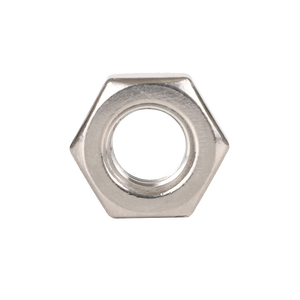 Hex Nut M10 Zinc Plated Class 8 Metric Hex Head Fully <b>Threaded</b> Right Hand 10 mm Length Industrial Fastening - Product Image 1