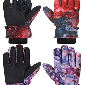 Custom <b>Waterproof</b> Thermal Ski Snowboard Gloves Insulated Breathable Touchscreen Winter Gloves for Men Women Kids - Product Image 4