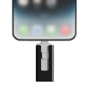 उच्च टिकाऊ 64 ग्राम-256 ग्राम तीन-इन-वन यूएसबी फ्लैश ड्राइव धातु माइक्रो यूएसबी इंटरफ़ेस मोबाइल भंडारण - Product Image 5