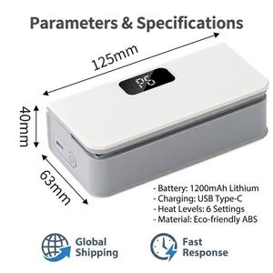 Scelleuse thermique <span class=keywords><strong>portable</strong></span> OEM mini, logo personnalisé, scelleuse numérique pour emballages alimentaires, café, collations - Product Image 5