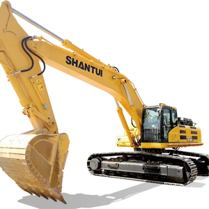 Excavadora de cadenas hidráulica pesada China Shantui SE550 SE550LCW de 55 toneladas y 3.2 m³ con cucharón retroexcavador, precio de fábrica, en venta - Product Image 1