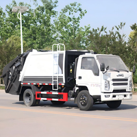 Camion compacteur de déchets JMC Small Mini 6 CBM, camion de collecte des déchets