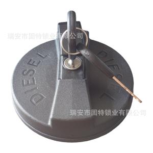 Bouchon de réservoir de carburant diesel Mercedes-Benz 14321872, en plastique noir verrouillable, pièce de rechange pour camion - Product Image 1