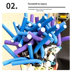 Éponge multifonctionnelle résistante à la chaleur pour fer à friser Barre universelle en caoutchouc Outil de coiffage à pression froide pour cheveux bouclés Paresseux - Product Image 1