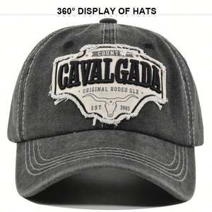 Gorras de Béisbol Deportivas con Logotipo 3D al por Mayor, Impresión Puff de 6 Paneles, Dos Tonos, Lavado Vintage, Apliques Bordados, Estilo Formal y Deportivo - Product Image 6