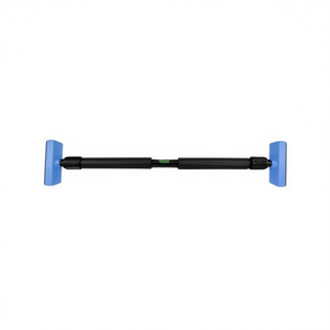 Puerta Automática de Lujo con Barras Horizontales Azul-Negro de 75-95 Niveles - Product Image 1