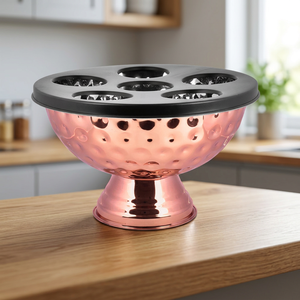 โบลท์สแตนเลสสุดหรูพร้อมฝาปิดสีทองแดงสำหรับแช่ขวดเบียร์ไวน์ - Product Image 1
