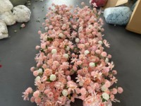 L-FR067 gros chemin de fleurs artificielles pour la décoration de mariage fleurs roses coureur allée fleur chemin de table rangée pour la décoration de mariage
