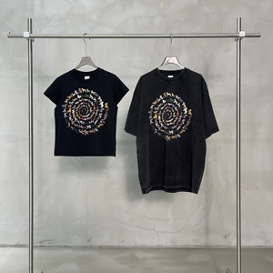 เสื้อยืดลายสุนัขพันตัว พิมพ์ลายวน 250 กรัม ผ้าฝ้ายวินเทจ ซักแล้วดูเก่า ระบายอากาศได้ดี สกรีนโลโก้ตามสั่ง ขั้นต่ำ 30 ชิ้น - Product Image 1