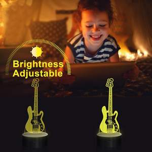 Luz Nocturna LED 3D con Ilusión Óptica Multicolor Cambiante para Dormitorio de Bebés y Niños, Venta al Por Mayor para Navidad - Product Image 5