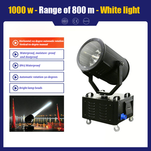 Mạnh mẽ 1000W-7000W <span class=keywords><strong>Xenon</strong></span> searchlight công suất cao bầu trời và mặt đất đánh dấu LED ánh <span class=keywords><strong>s</strong></span>áng thép không gỉ cơ thể để bán - Product Image 2