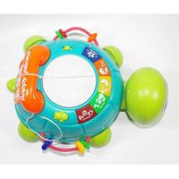 Juguete Educativo Multifuncional de Plástico para Bebés, Teléfono de Juguete con Nuevo Diseño de Piano, Tortuga Musical con Funciones de Inducción para Gatear