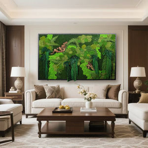 Gepreserveerd mos wandpaneel handgemaakt op maat milieuvriendelijke binnenwanddecoratie |   Valentijnsdag 5+ jaar levensduur OEM/ODM - Product Image 3