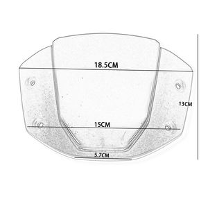 Deflector de Viento Delantero para Motocicleta Honda CB650R <span class=keywords><strong>CB</strong></span> <span class=keywords><strong>650</strong></span> <span class=keywords><strong>R</strong></span> 2024 2025, Visera de Plástico <span class=keywords><strong>ABS</strong></span> con Soporte, Carenado de Aire - Product Image 4