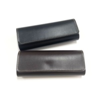 Étui à lunettes de soleil rectangulaire en gros, étui à lunettes de lecture, étui rigide en cuir PU, boîte d'emballage pour lunettes avec logo personnalisé