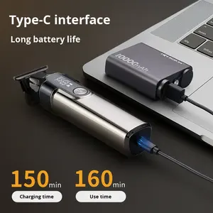 Máy Cắt Tóc, Cạo Râu, Cắt Tỉa Tóc All in One với Đế Sạc Type-C, Chất Lượng Salon, Dành Cho Tiệm Cạo Râu - Product Image 4