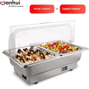 9L <b>Electric</b> Heating Chafing Dish Table Top <b>Food</b> <b>Warmer</b> Guangzhou - Product Image 3