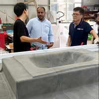Machine de presse sous vide à membrane de thermoformage à surface solide épais Corian PET feutre panneau acoustique équipement de formage sous vide en plastique
