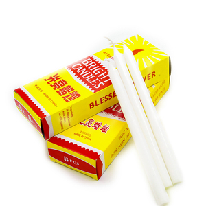 Grosir lilin Velas parafin buatan tangan lilin religius tidak beraroma untuk penggunaan Dekorasi Rumah Tangga - Product Image 5