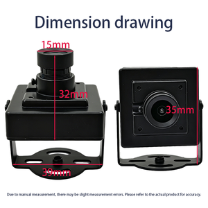 โมดูลกล้อง 1MP 720P มินิ USB2.0 รุ่น 100 °   โมดูลกล้องสำหรับเก็บข้อมูลในอาคารแบบอุตสาหกรรม พร้อมระบบโรลลิ่งชัตเตอร์ สแกนเร็ว 0.1 วินาที มุมมองภาพกว้าง DFOV - Product Image 2