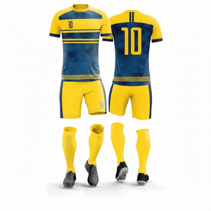 Maillot de football personnalisé maillot de football par sublimation uniforme maillot de football pour hommes ensemble kit de vêtements de football - Product Image 1