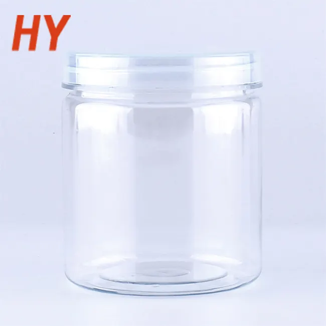 Chất Lượng Cao Rỗng 500 Ml Chai Kẹo Rõ Ràng Cấp Thực Phẩm Nhựa Pet Jar