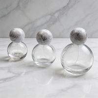 Flacon de parfum vide de luxe en verre, rechargeable, 30ml, 50ml, 100ml, pour voyage, avec bouchon, idéal pour mascara et perruques - Vente en gros personnalisée
