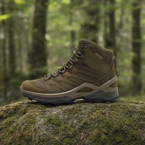 Shock Absorb Trekking Boots Artificial Nubuck Upper <b>Waterproof</b> Membrane Breathable Anti Slip Rubber Outsole Men Hiking Boots - Product Image 2