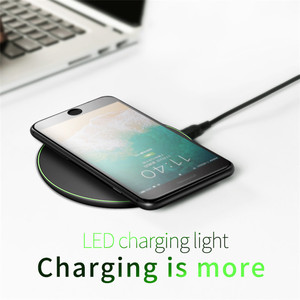 Chargeur sans fil universel portable et fin à LED avec impression <span class=keywords><strong>de</strong></span> logo personnalisée, charge rapide 15W, <span class=keywords><strong>cadeau</strong></span> promotionnel - Product Image 6