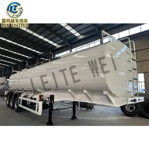 3 axle water Petrol Gasoline Edible Oil Transport Tank 30000 Liters to 50000 liters Fuel Tanker Truck Semi Trailer for sale