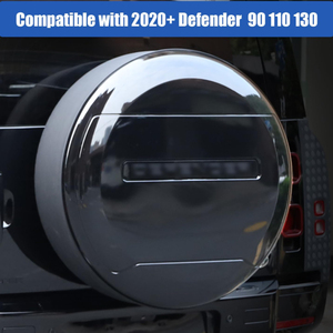 Cubierta de rueda de repuesto para coche <span class=keywords><strong>Land</strong></span> <span class=keywords><strong>Rover</strong></span>, cubierta negra de 22 pulgadas para 2020 <span class=keywords><strong>Defender</strong></span> 110, superventas - Product Image 3